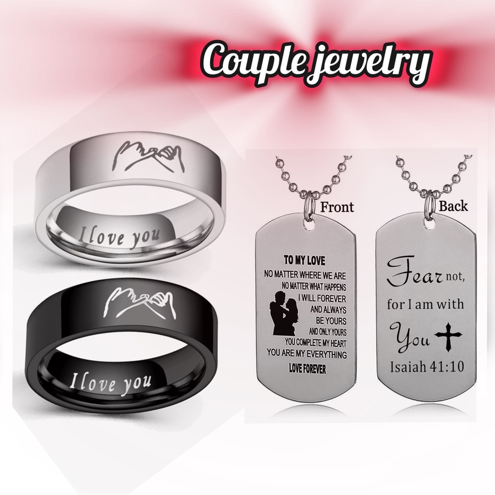 🔖 Couple Jewelry Set